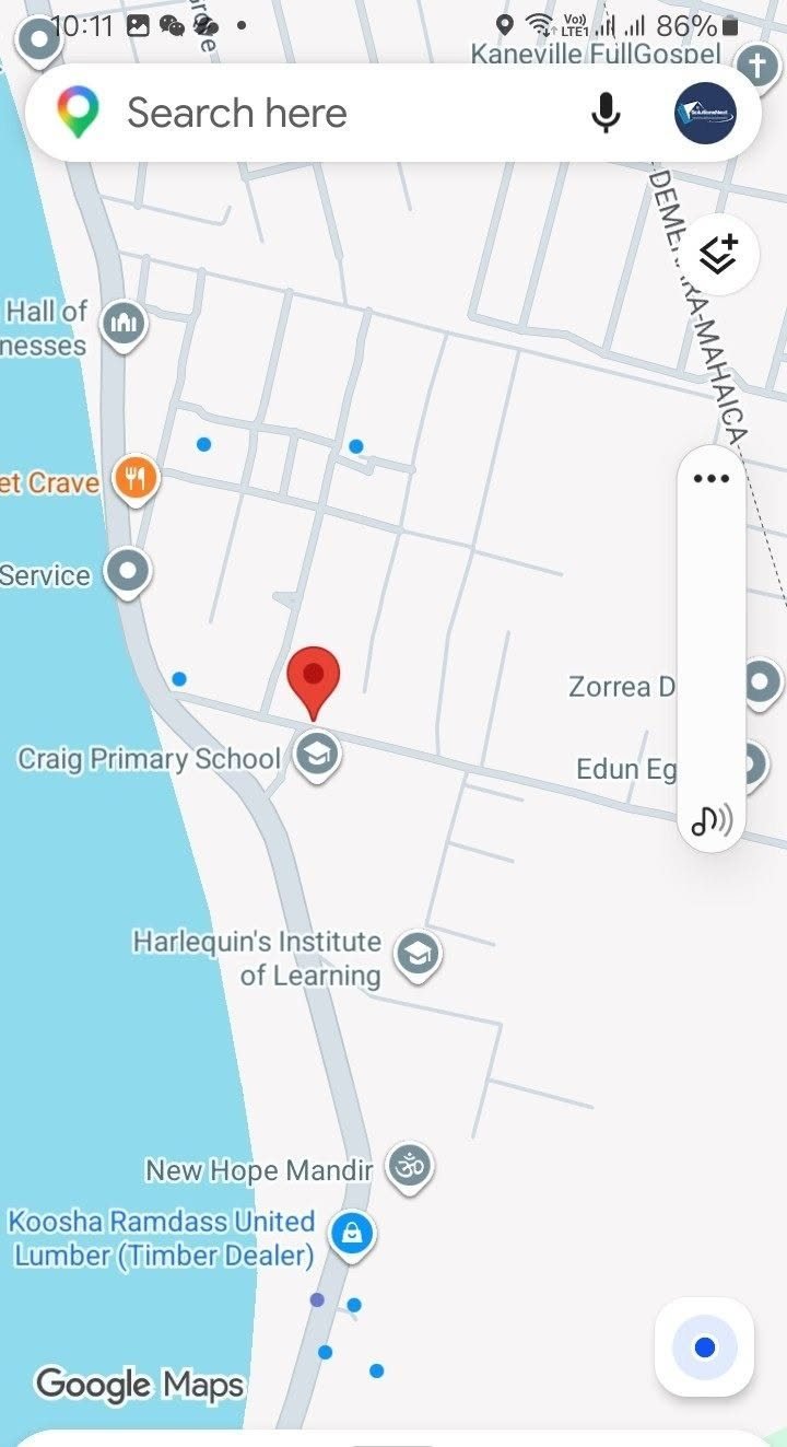 Roadside Land Available in Kaneville, East Bank Demerara – Contact for Details