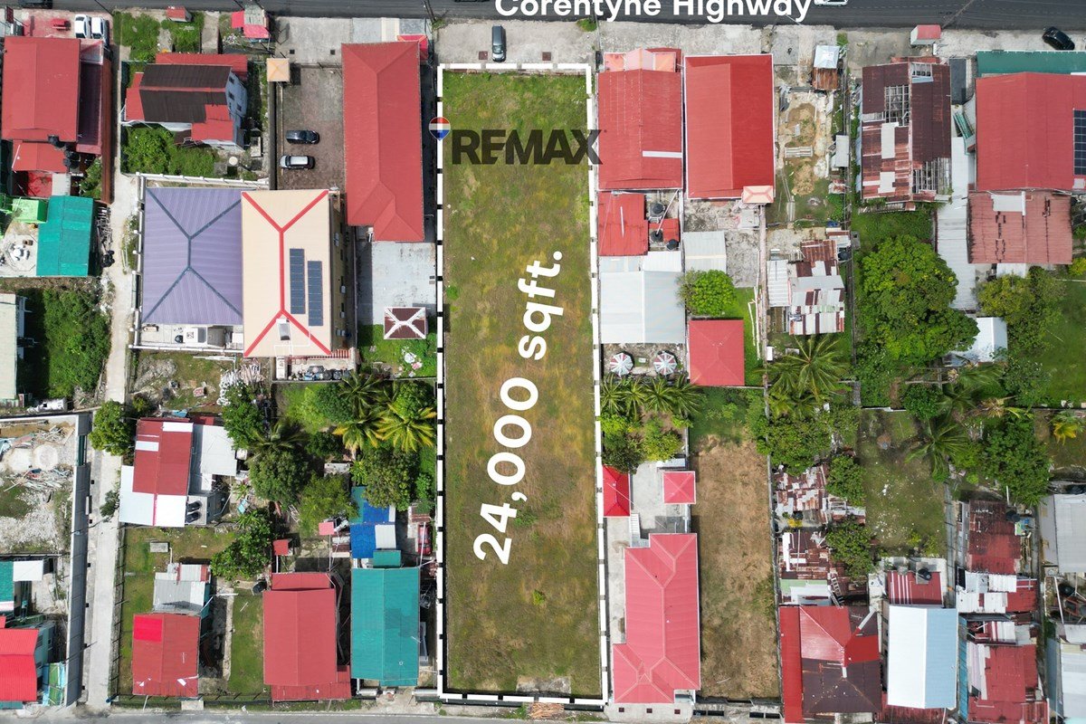 24,000 sq ft highway-frontage land for rent – Springlands – Adler Bynoe