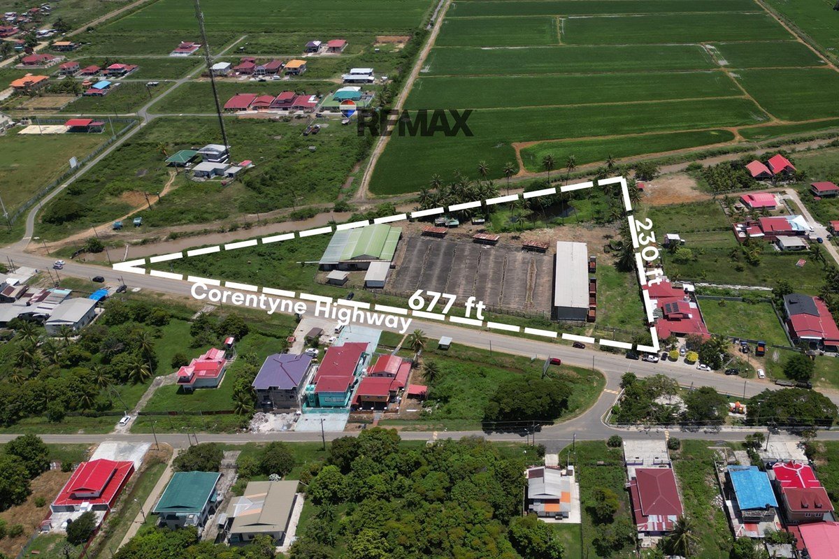Rice mill and commercial property for sale – Corentyne (US$2,250,000) – Adler Bynoe
