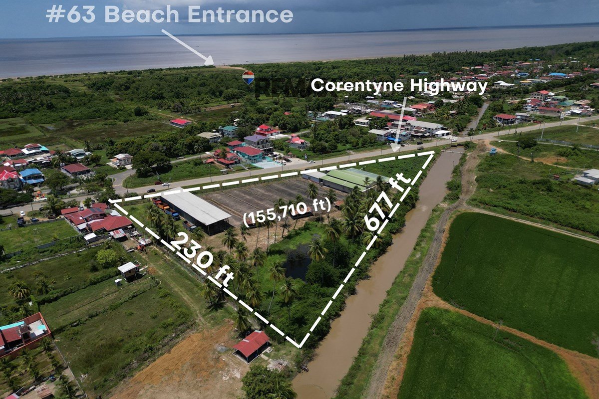 Rice mill and commercial property for sale – Corentyne (US$2,250,000) – Adler Bynoe