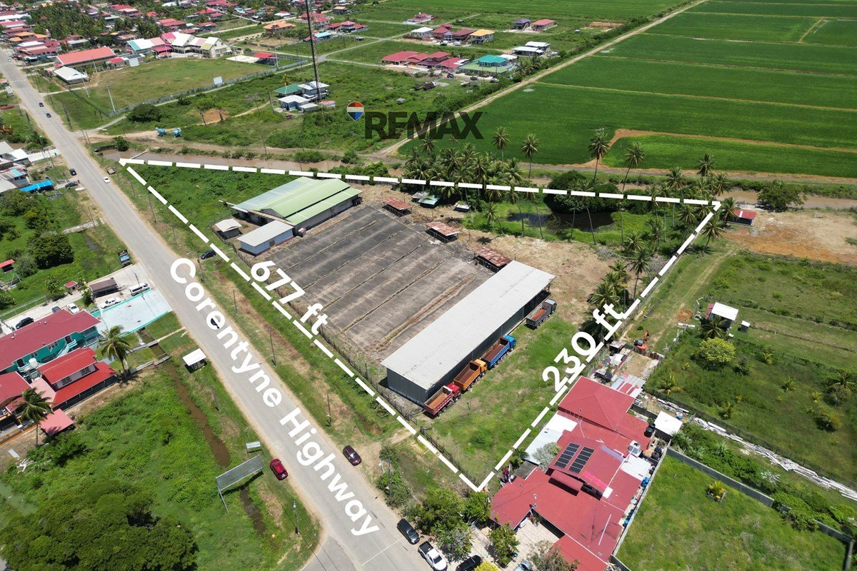 Rice mill and commercial property for sale – Corentyne (US$2,250,000) – Adler Bynoe