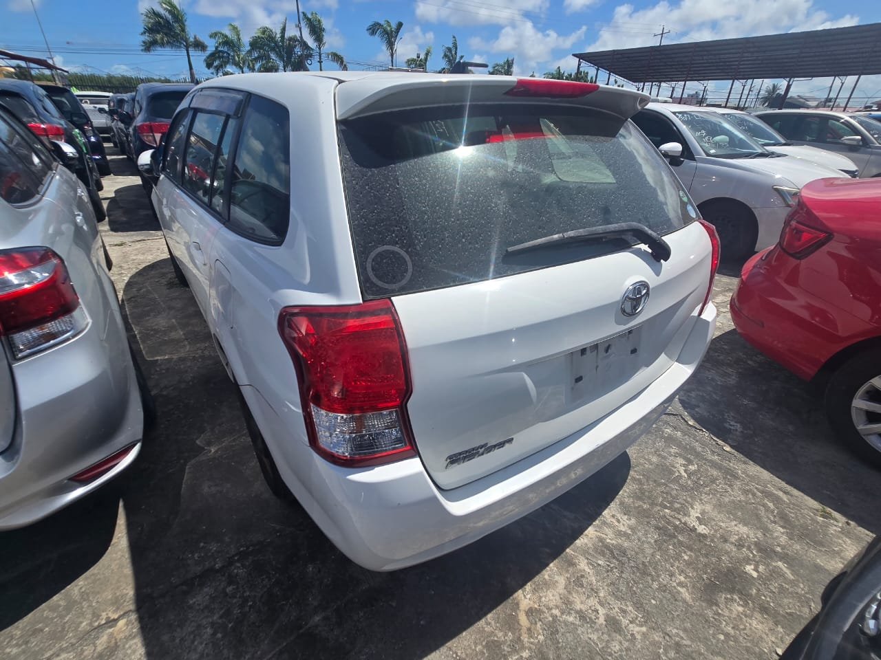 2014 Toyota Fielder Wagon for Sale in Guyana – White – Ref 12417