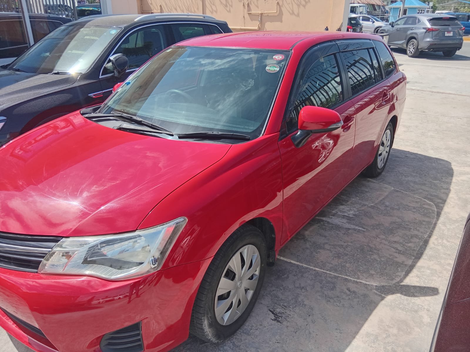 2012 Toyota Fielder Wagon for Sale in Guyana – Red – Ref 12614