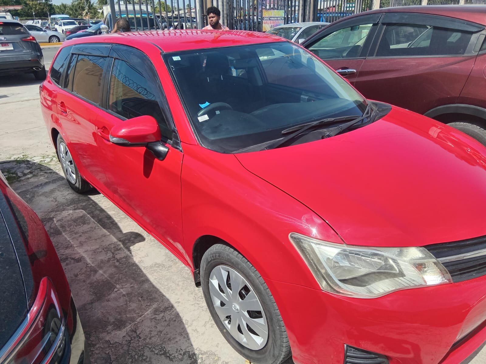 2012 Toyota Fielder Wagon for Sale in Guyana – Red – Ref 12614