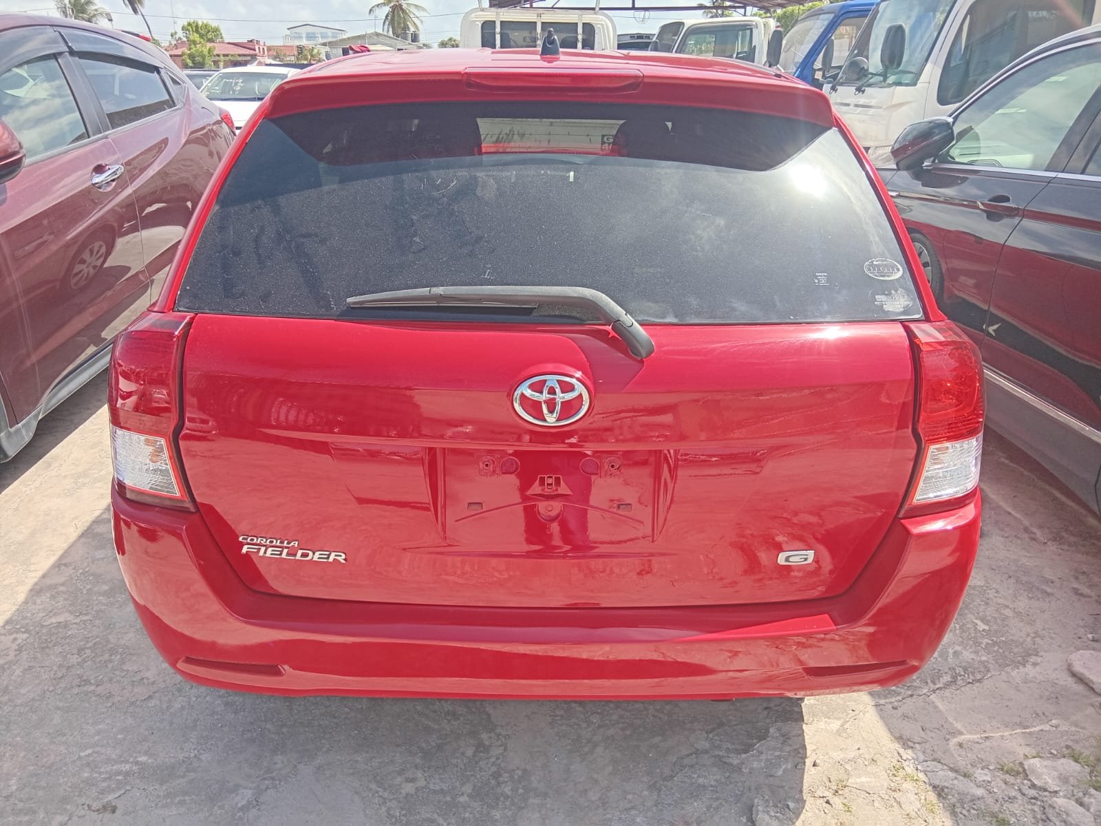 2012 Toyota Fielder Wagon for Sale in Guyana – Red – Ref 12614