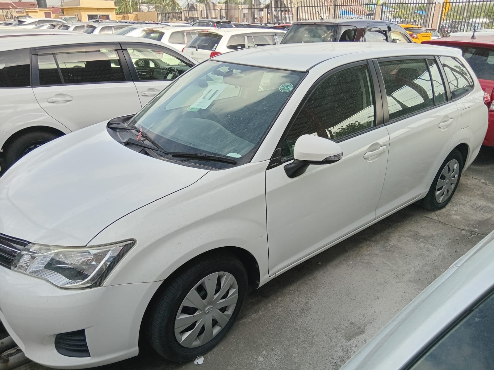 2013 Toyota Fielder for Sale in Guyana – White – Ref 12762