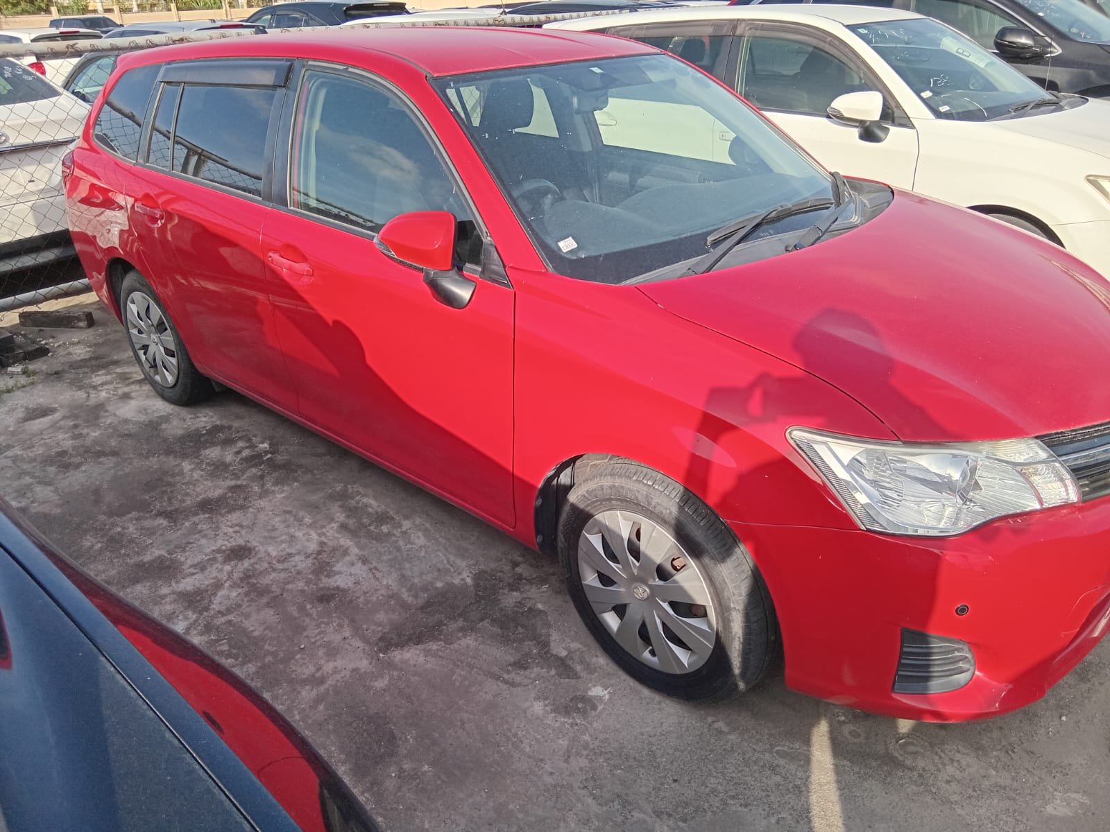 Toyota Fielder for Sale in Guyana – Red – Ref 12916
