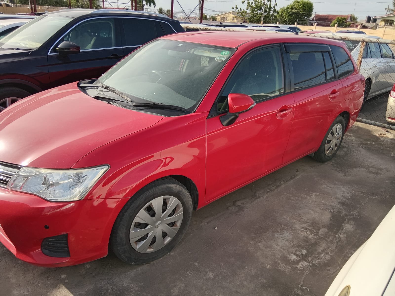 Toyota Fielder for Sale in Guyana – Red – Ref 12916