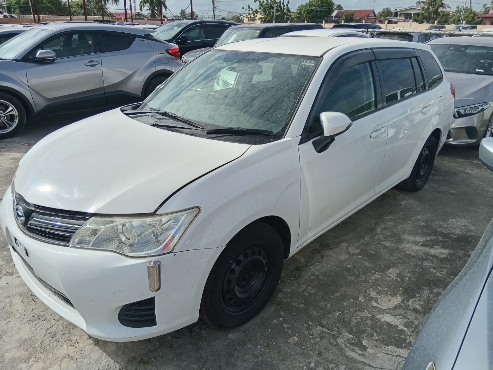 2012 Toyota Fielder for Sale in Guyana – White – Ref 12946