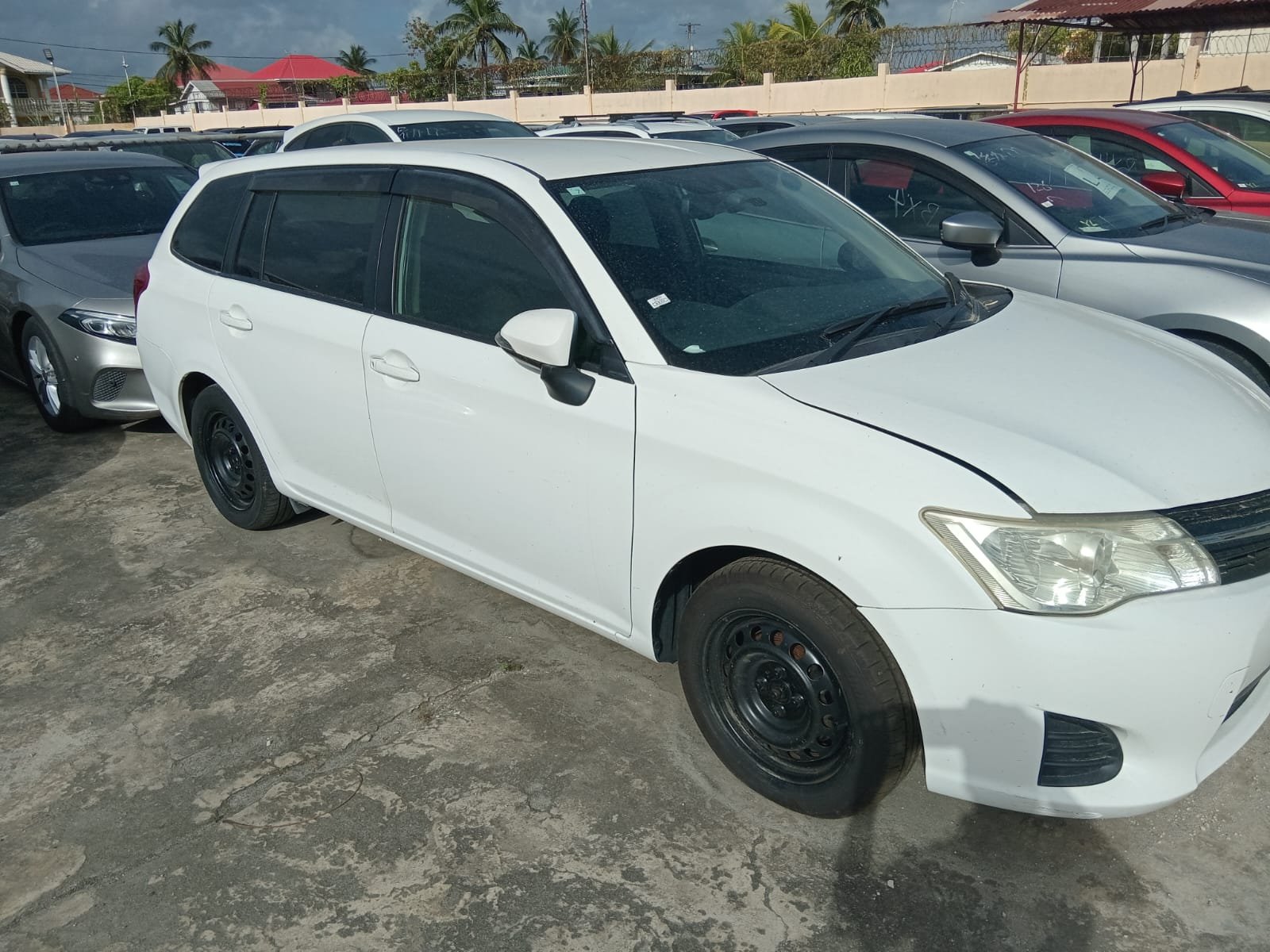 2012 Toyota Fielder for Sale in Guyana – White – Ref 12946