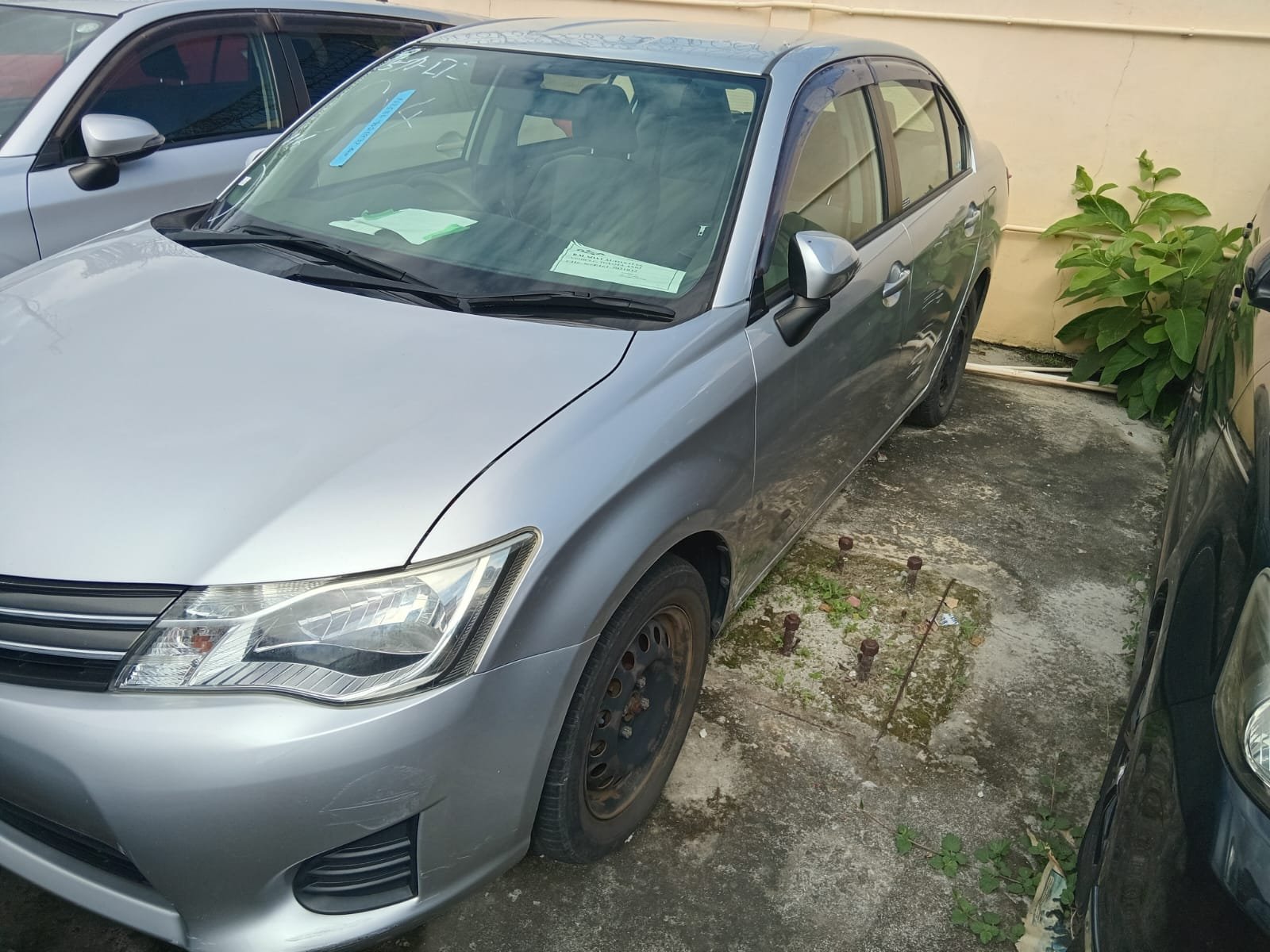 2012 Toyota Axio for Sale in Guyana – Silver – Ref 13030