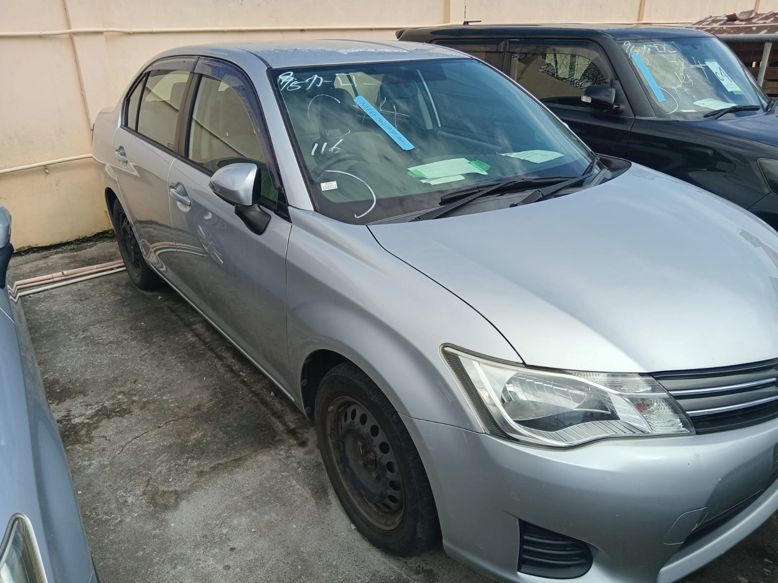 2012 Toyota Axio for Sale in Guyana – Silver – Ref 13030