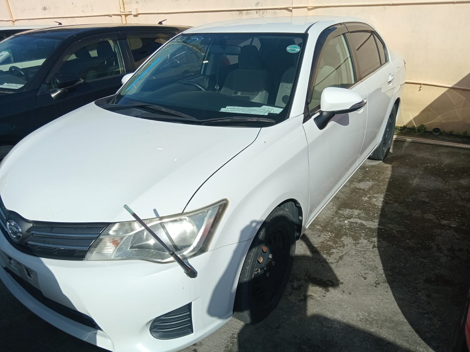2012 Toyota Axio for Sale in Guyana – White – Ref 13070