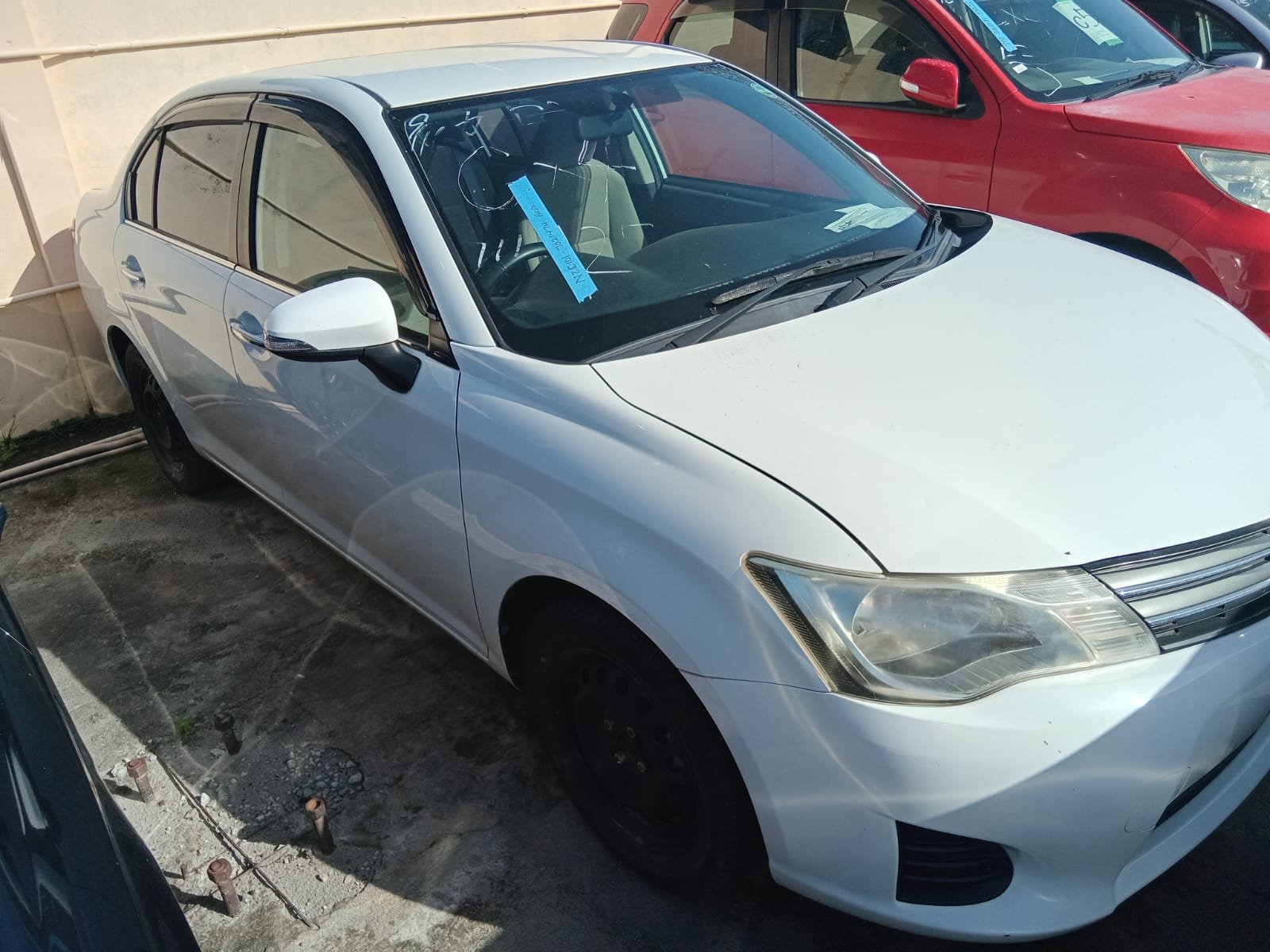 2012 Toyota Axio for Sale in Guyana – White – Ref 13070
