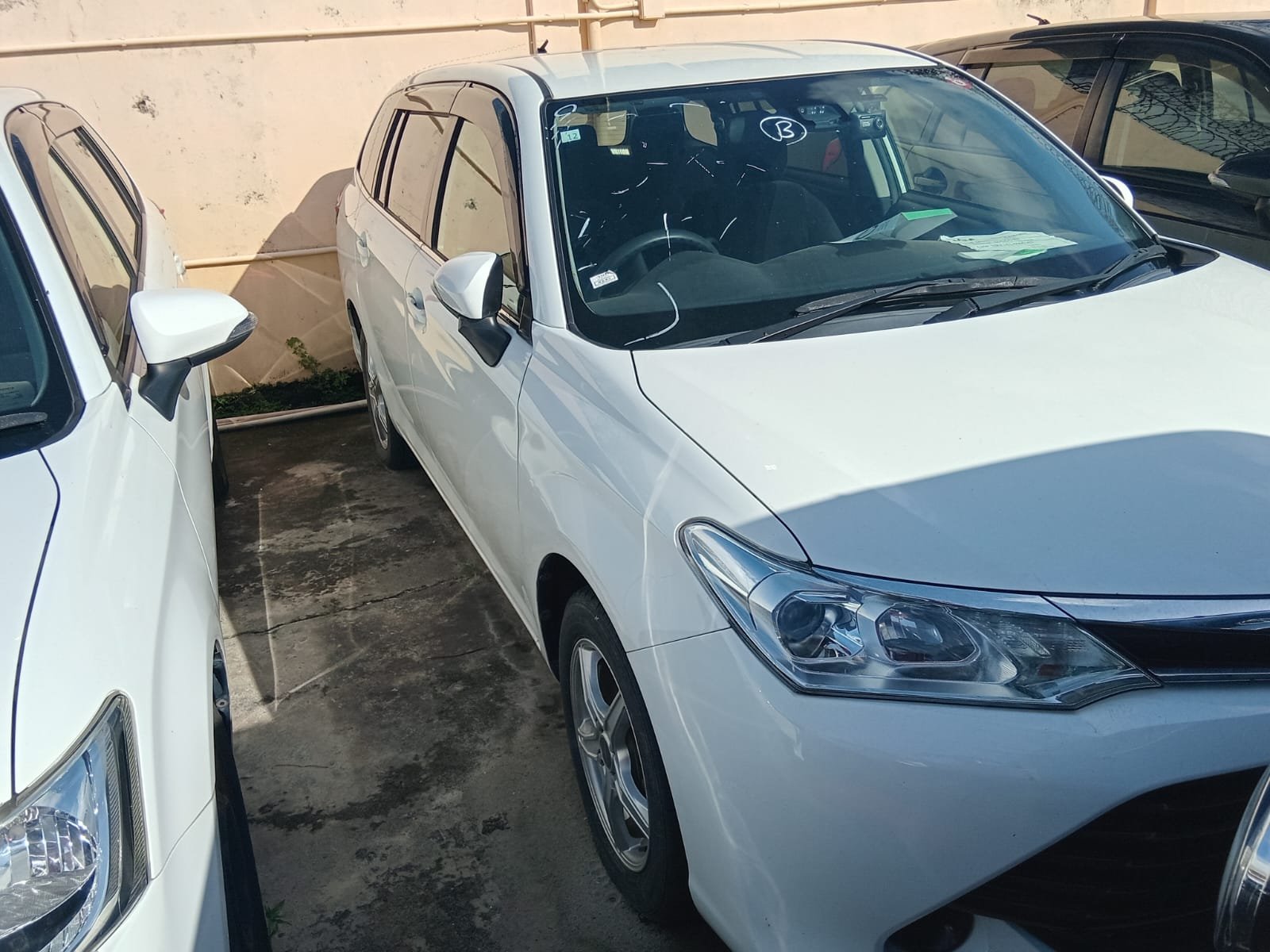 2015 Toyota Axio for Sale in Guyana – White – Ref 13112