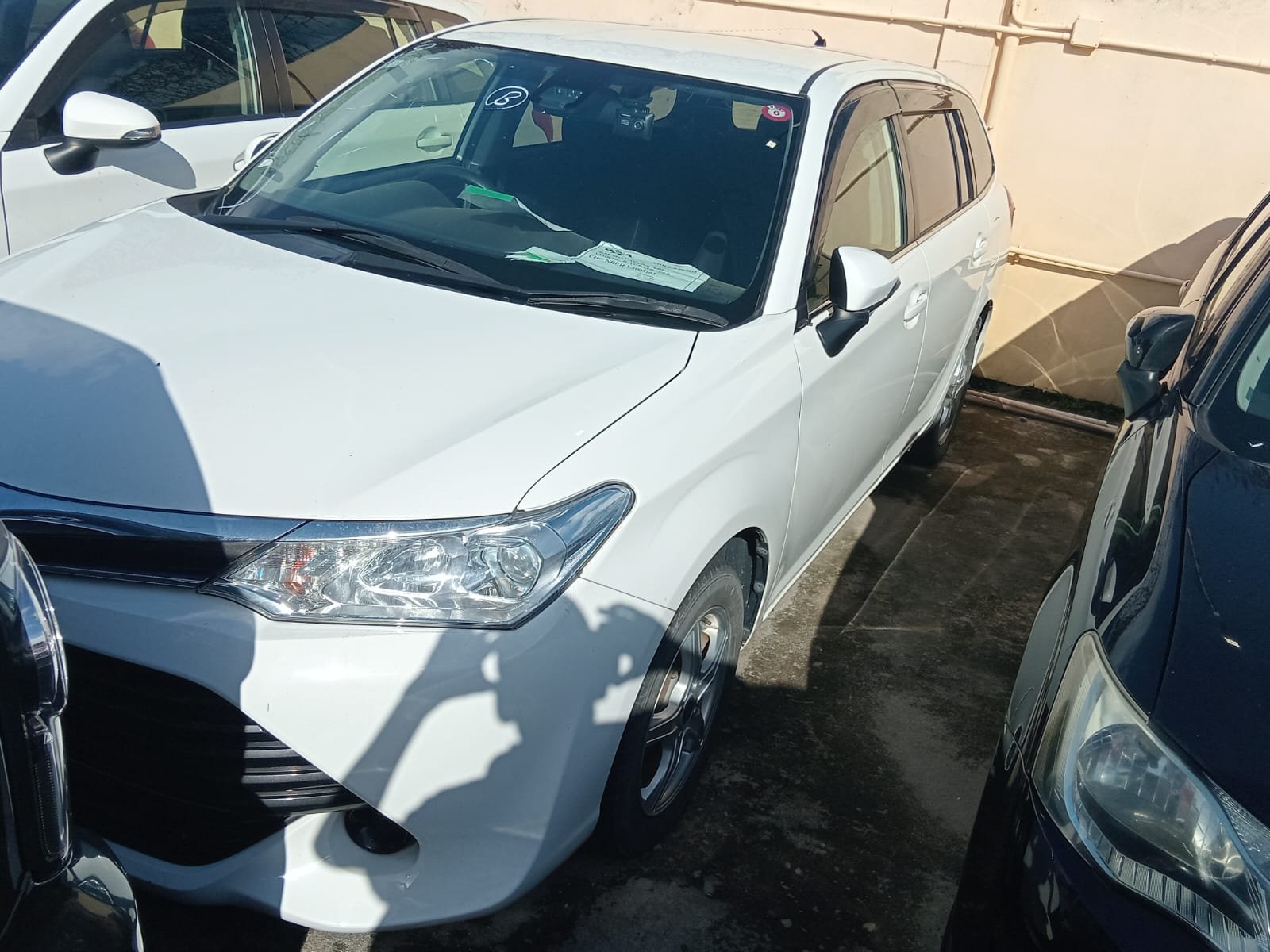 2015 Toyota Axio for Sale in Guyana – White – Ref 13112