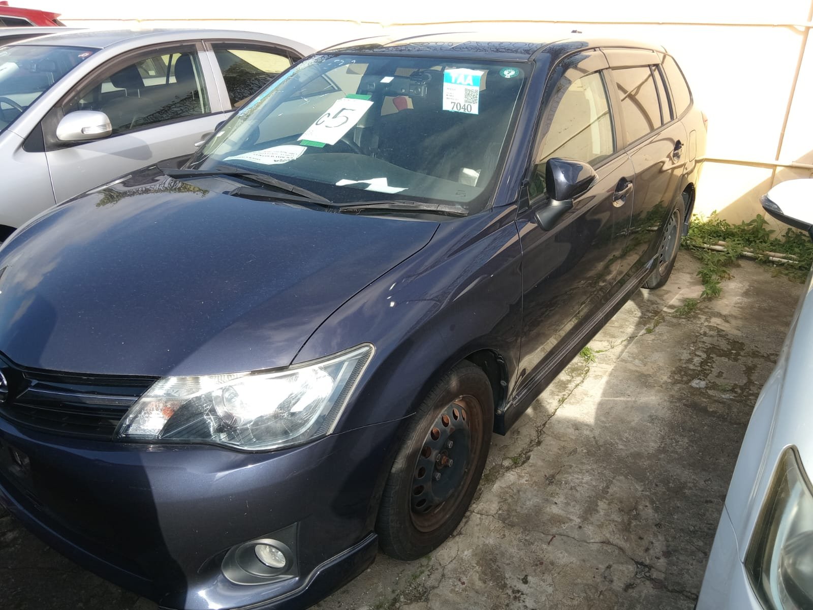 2012 Toyota Fielder for Sale in Guyana – Navy Blue – Ref 13177