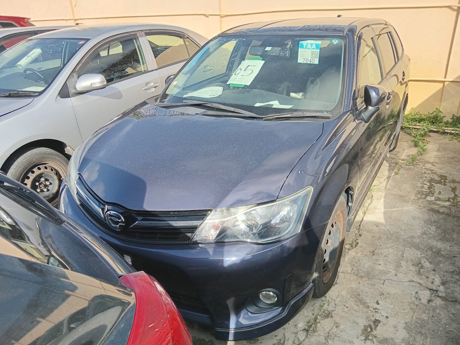 2012 Toyota Fielder for Sale in Guyana – Navy Blue – Ref 13177