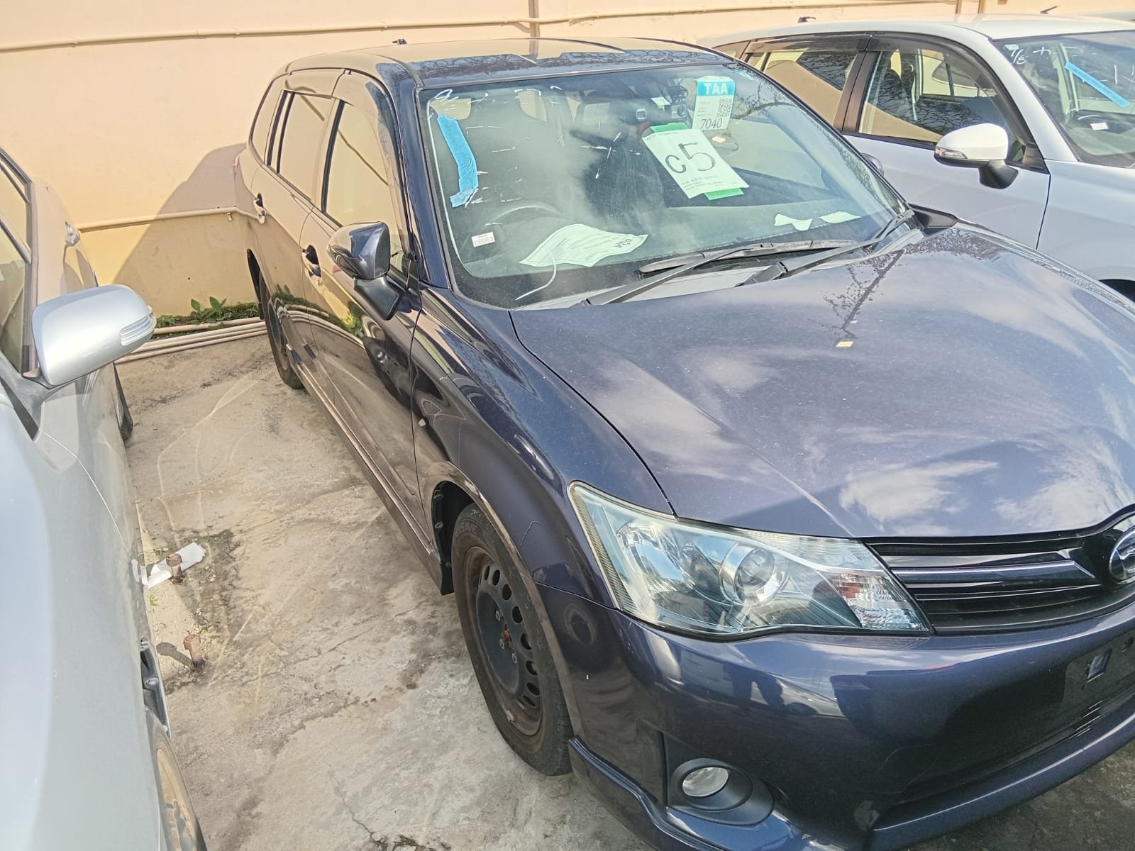 2012 Toyota Fielder for Sale in Guyana – Navy Blue – Ref 13177