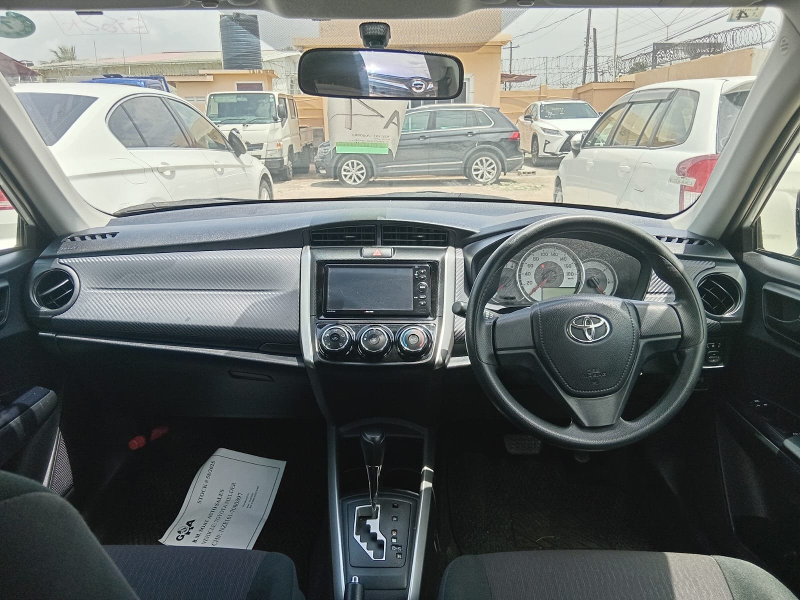 2014 Toyota fielder for Sale in Guyana – White – Ref 13359