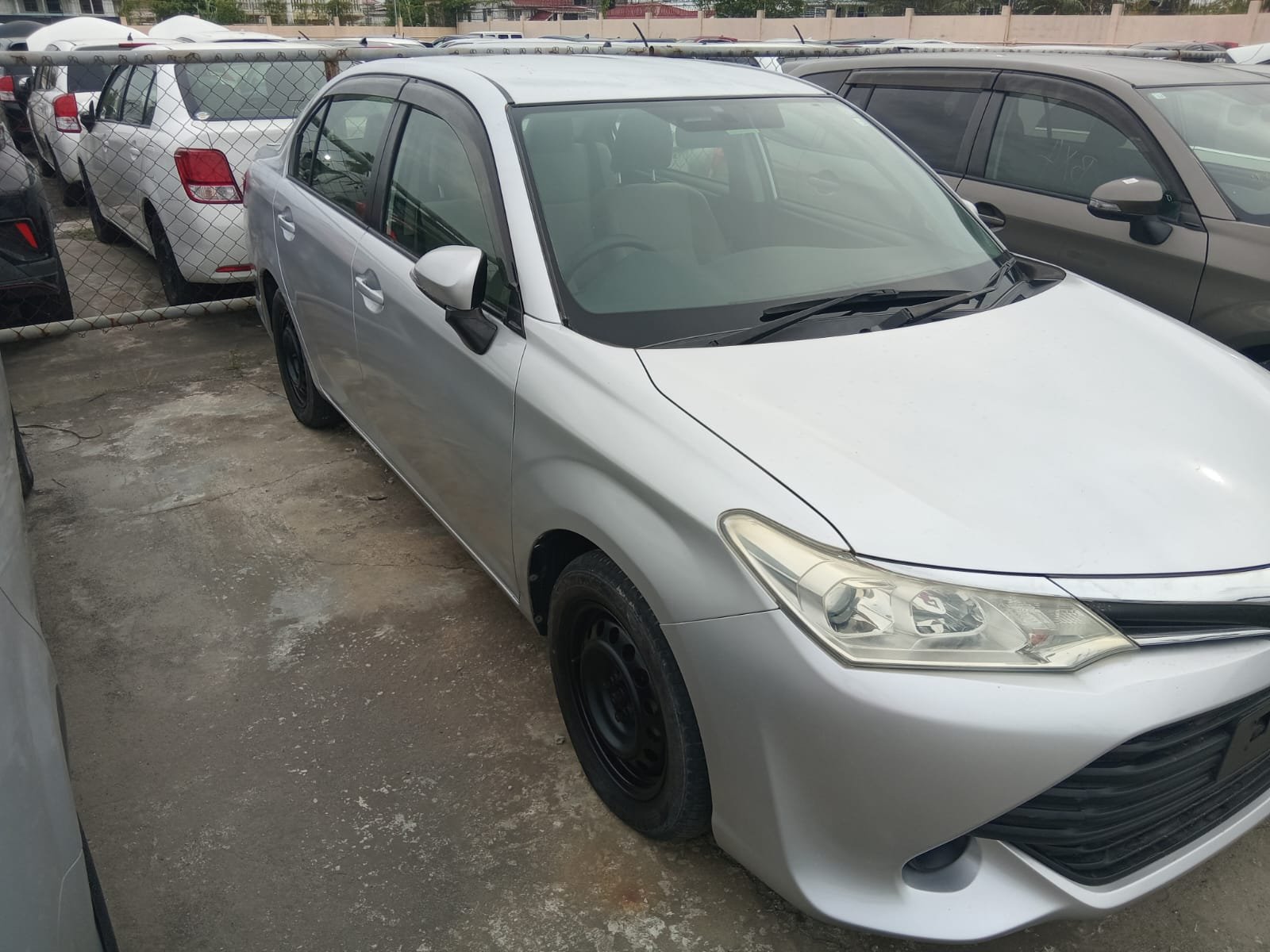 2016 Toyota Axio for Sale in Guyana – Silver – Ref 13371