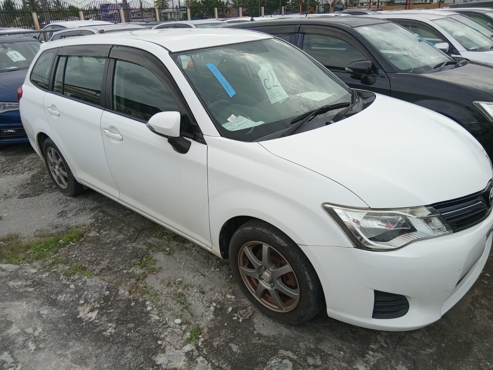 2012 Toyota Fielder Wagon for Sale in Guyana – White – Ref 13345
