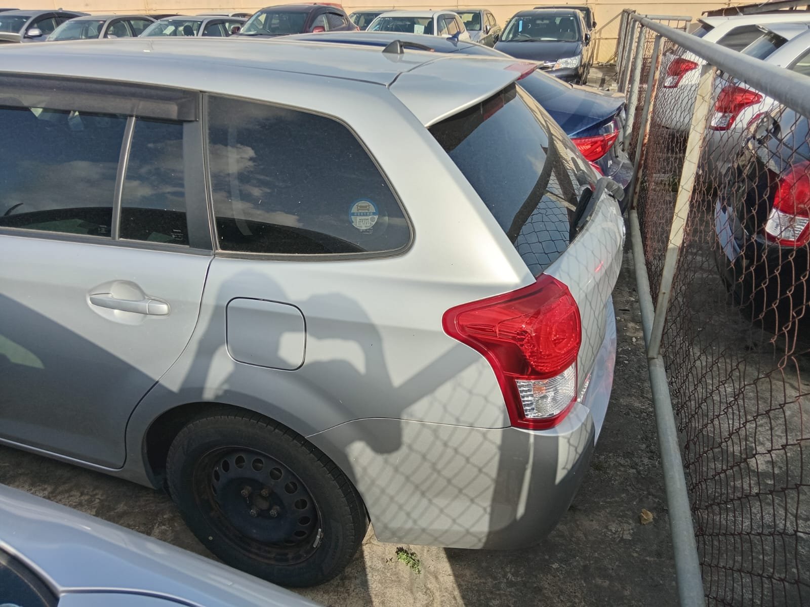 2014 Toyota Fielder Wagon for Sale in Guyana – Silver – Ref 13404
