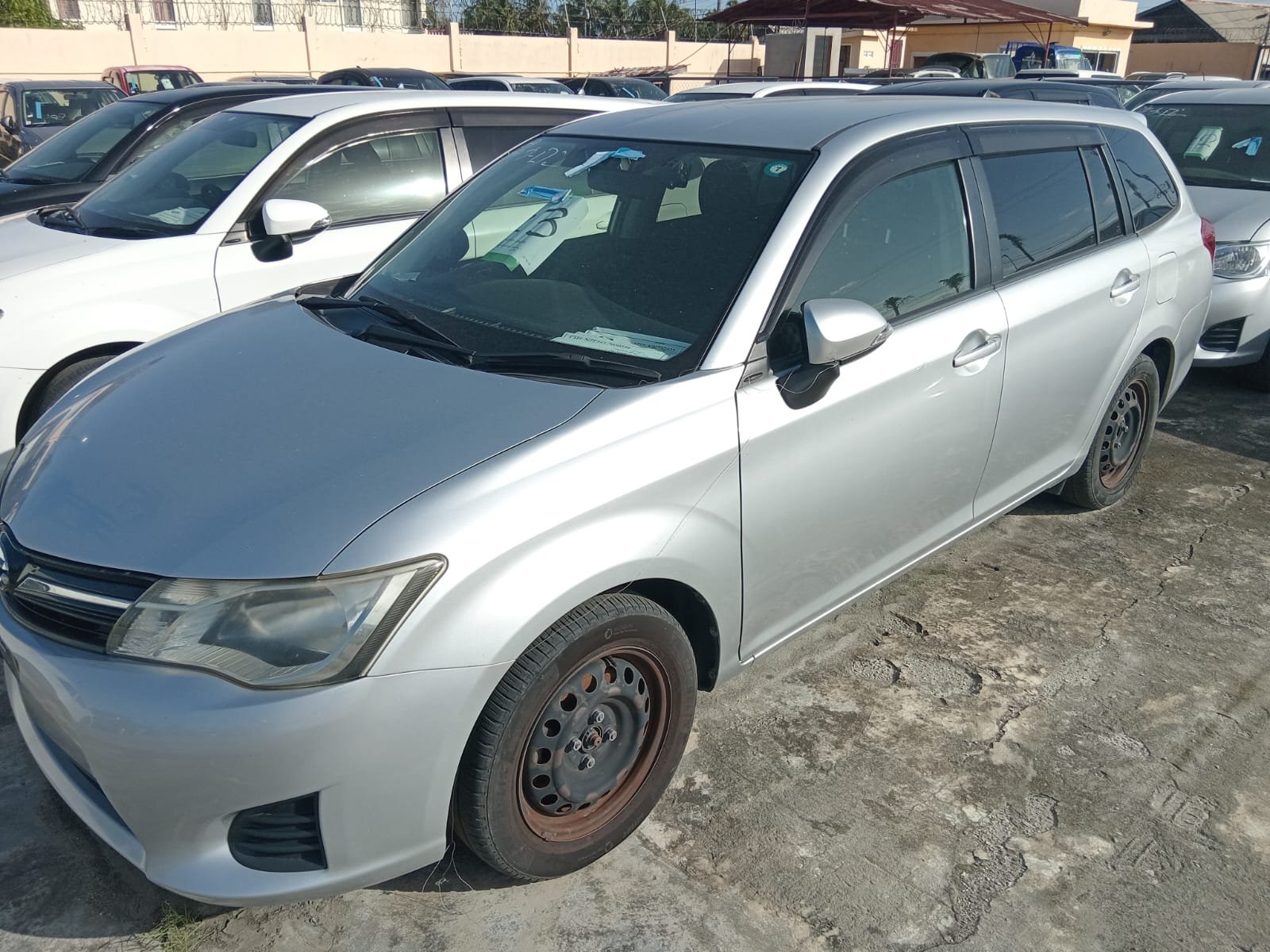 Toyota Fielder Wagon for Sale in Guyana – Silver – Ref 13432