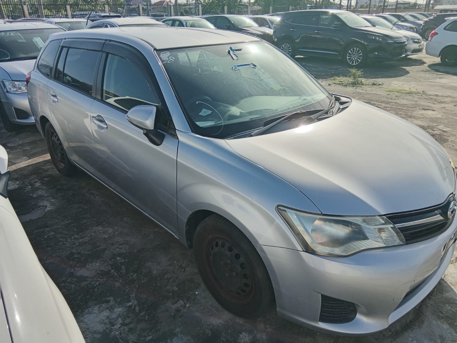 Toyota Fielder Wagon for Sale in Guyana – Silver – Ref 13432