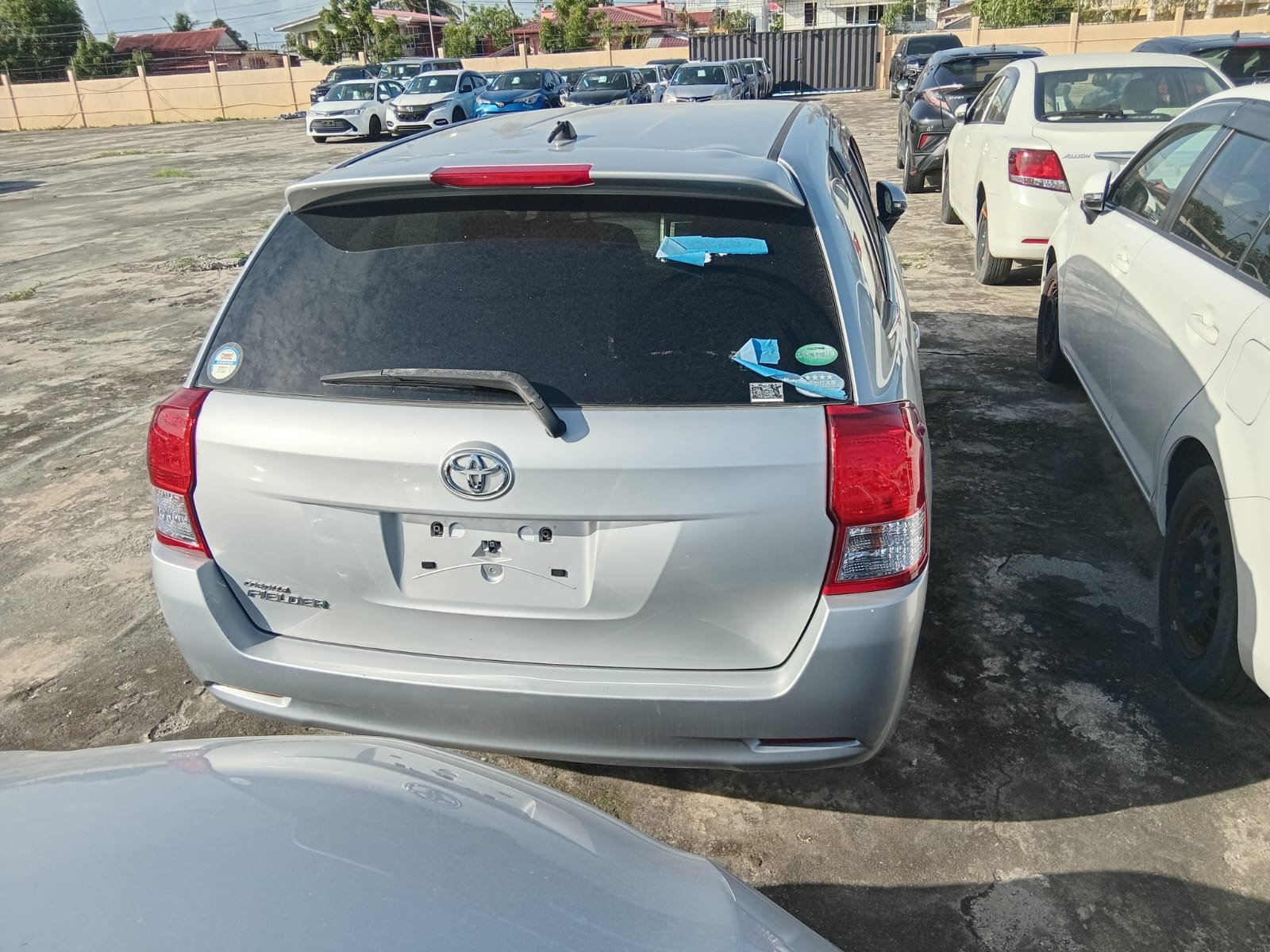 Toyota Fielder Wagon for Sale in Guyana – Silver – Ref 13432