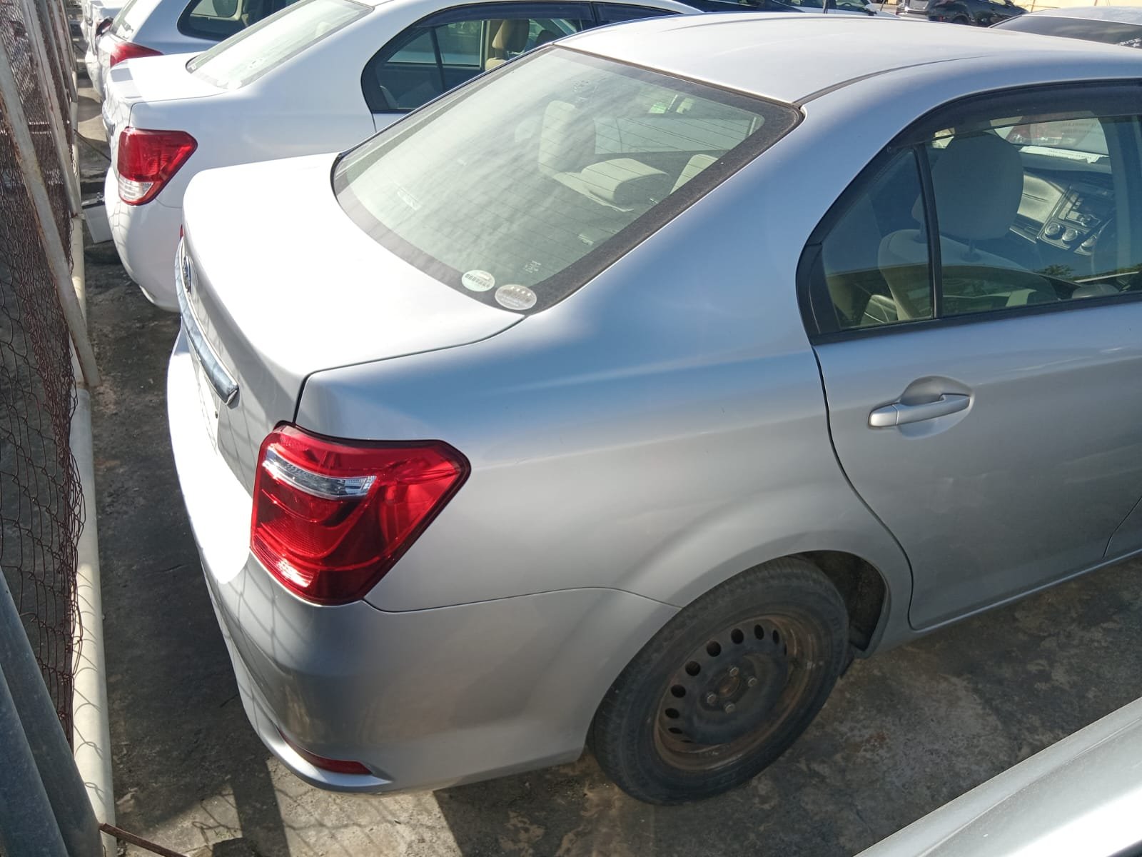 2015 Toyota Axio for Sale in Guyana – Silver – Ref 13446