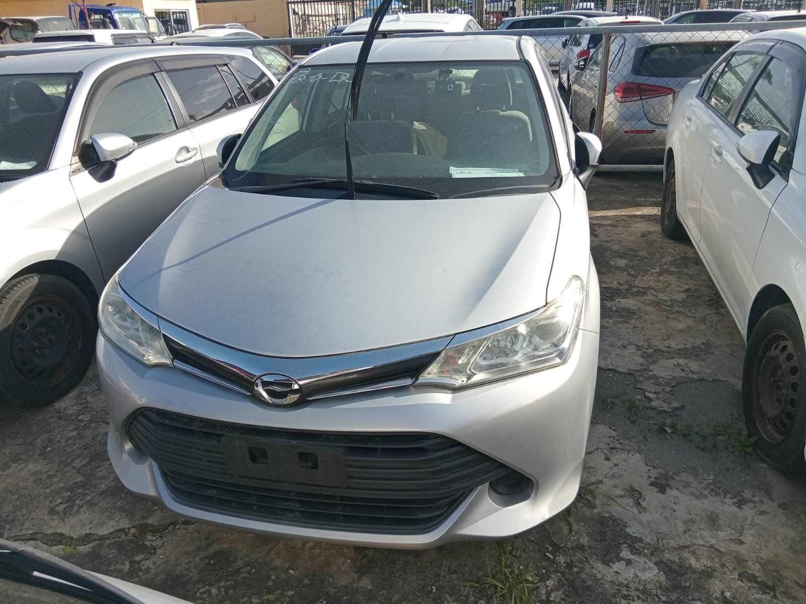 2015 Toyota Axio for Sale in Guyana – Silver – Ref 13446
