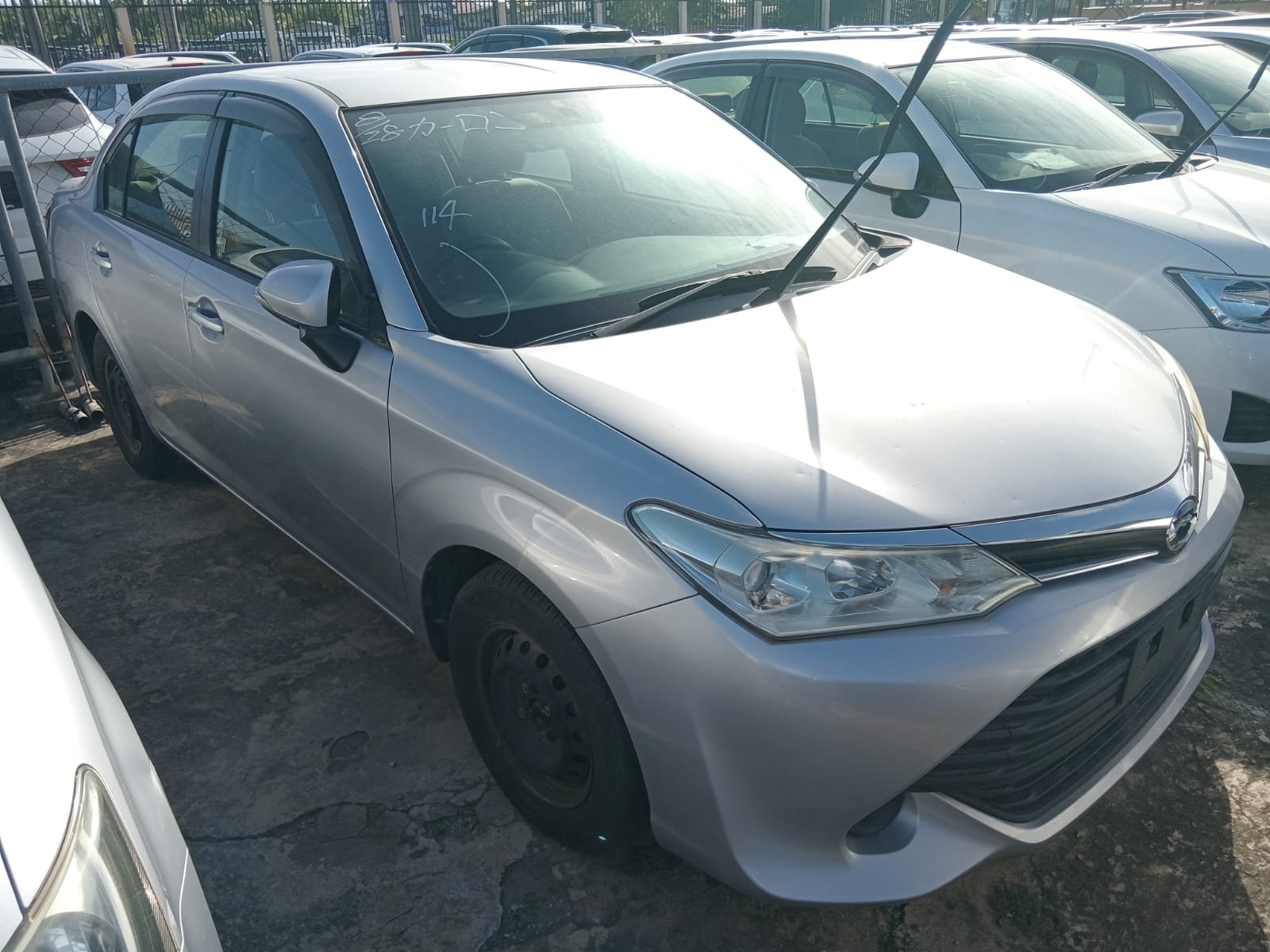 2015 Toyota Axio for Sale in Guyana – Silver – Ref 13446