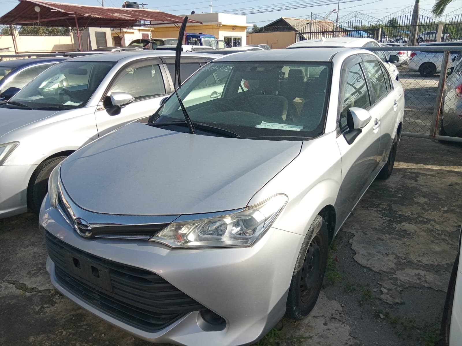 2015 Toyota Axio for Sale in Guyana – Silver – Ref 13446