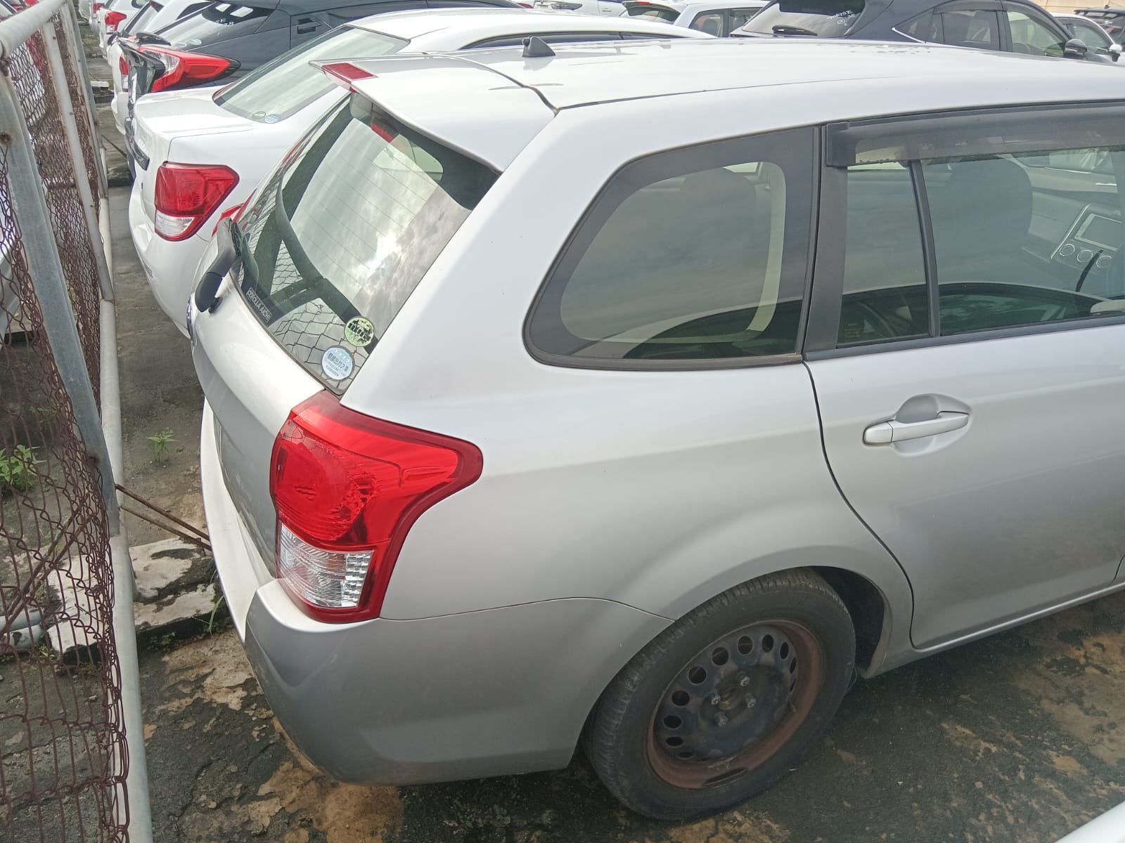 2013 Toyota Fielder Wagon for Sale in Guyana – Silver – Ref 13482