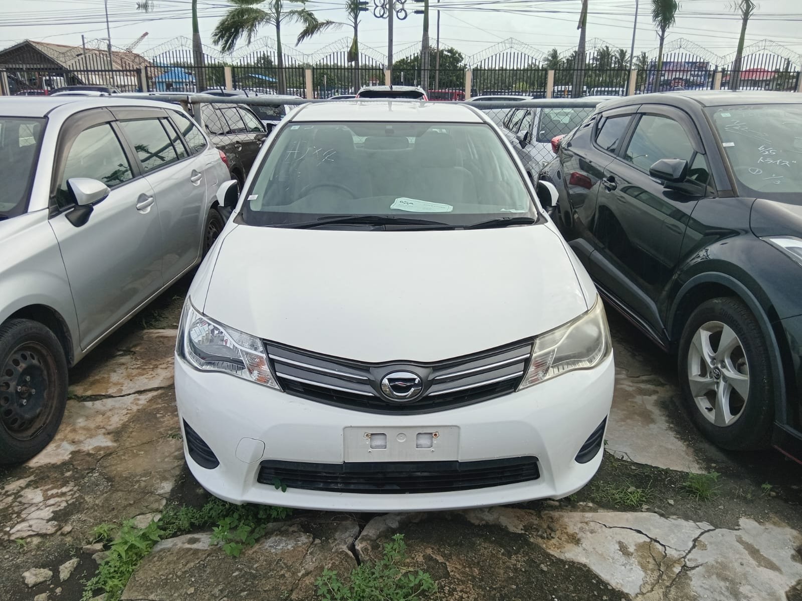 2015 Toyota Axio for Sale in Guyana – White – Ref 13489
