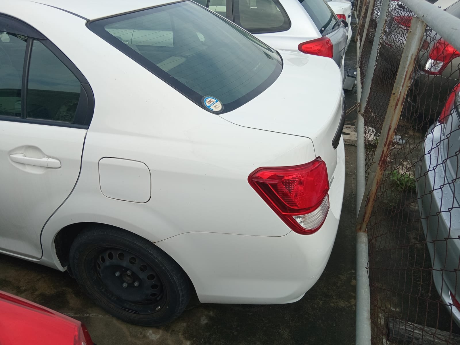 2015 Toyota Axio for Sale in Guyana – White – Ref 13489