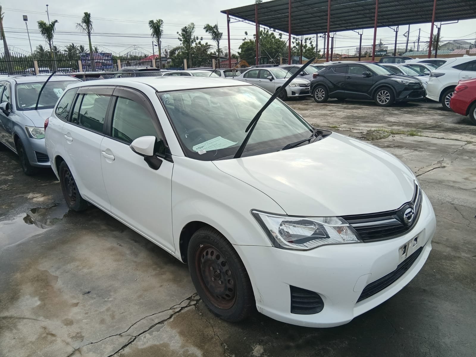2013 Toyota Fielder Wagon for Sale in Guyana – White – Ref 13503