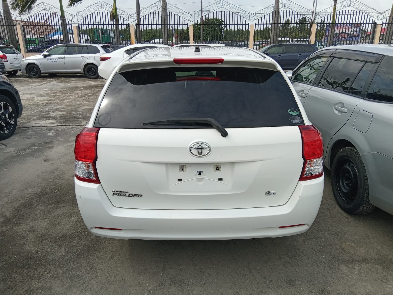 2014 Toyota Fielder Wagon for Sale in Guyana – White – Ref 13567