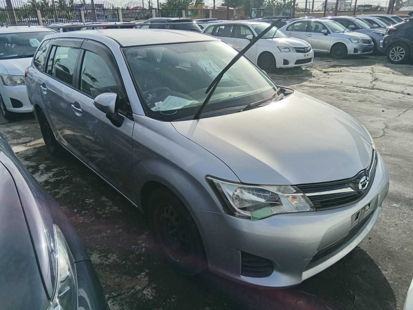 2015 Toyota Fielder Wagon for Sale in Guyana – Silver – Ref 13525