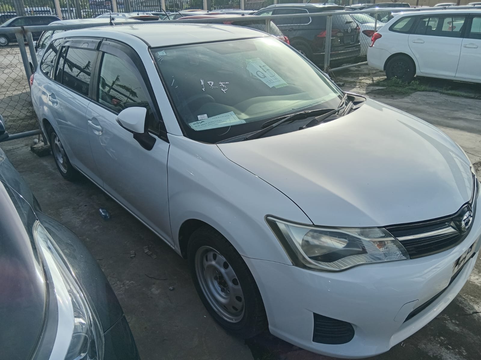 2014 Toyota Fielder Wagon for Sale in Guyana – White – Ref 13538
