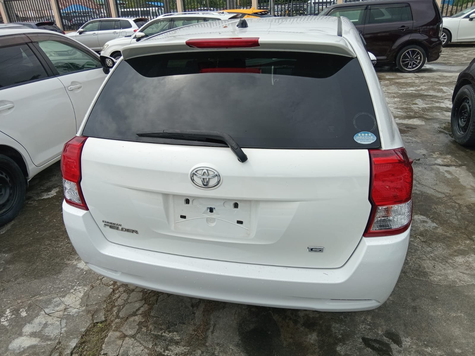 2013 Toyota Fielder Wagon for Sale in Guyana – White – Ref 13609
