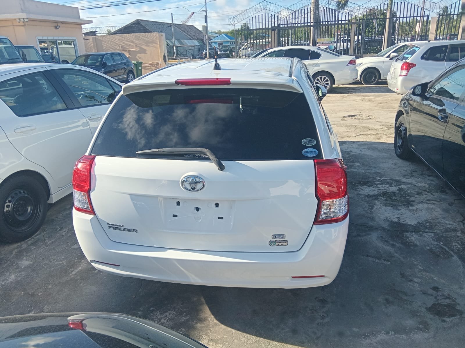 2012 Toyota Fielder Wagon for Sale in Guyana – White – Ref 13668