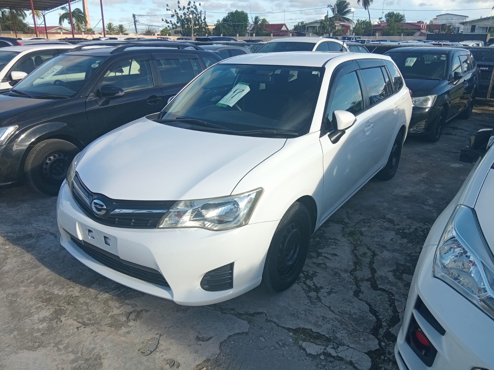 2012 Toyota Fielder Wagon for Sale in Guyana – White – Ref 13668