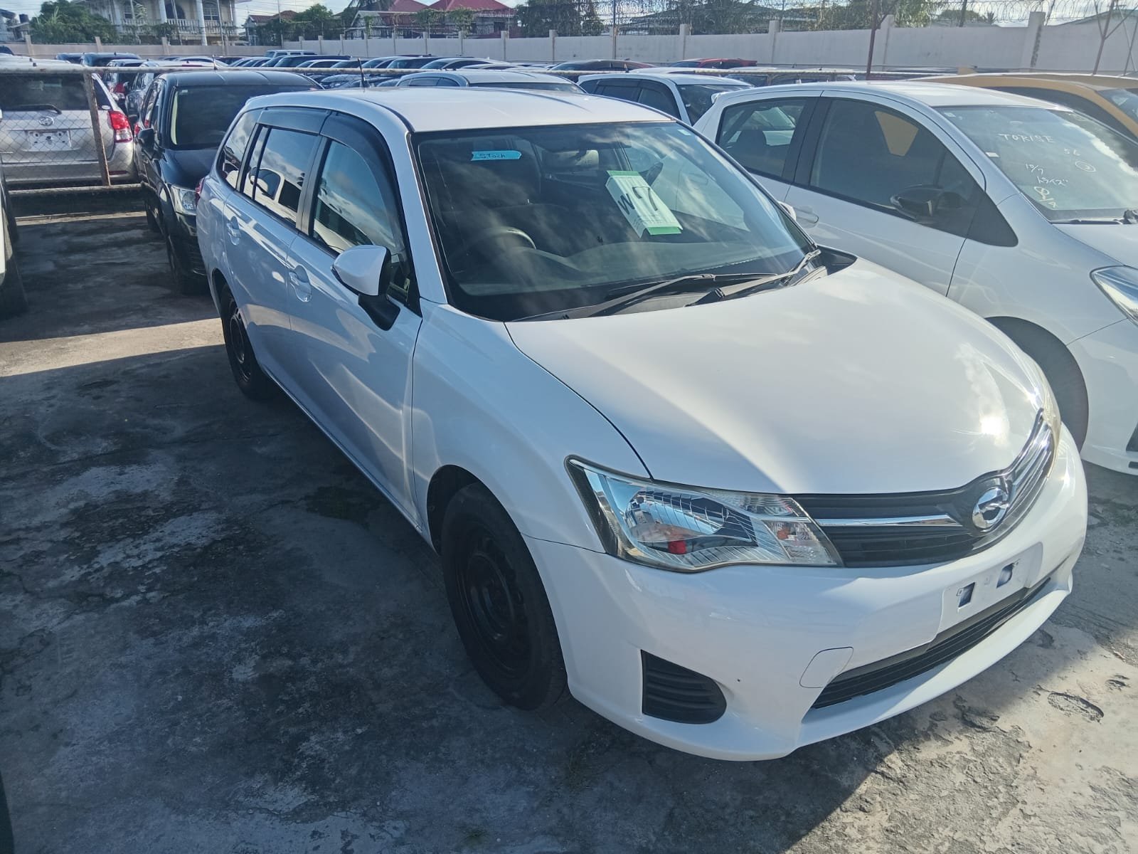 2012 Toyota Fielder Wagon for Sale in Guyana – White – Ref 13668