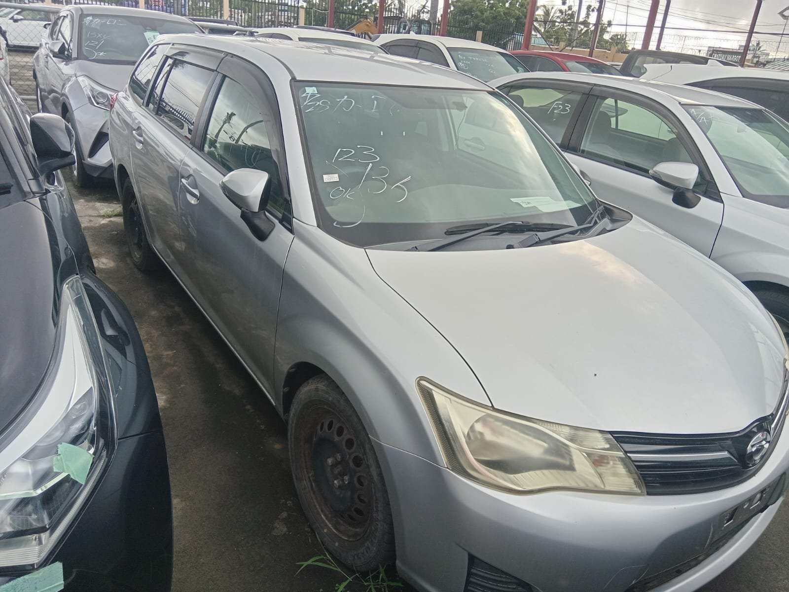2012 Toyota Fielder Wagon for Sale in Guyana – Silver – Ref 13616