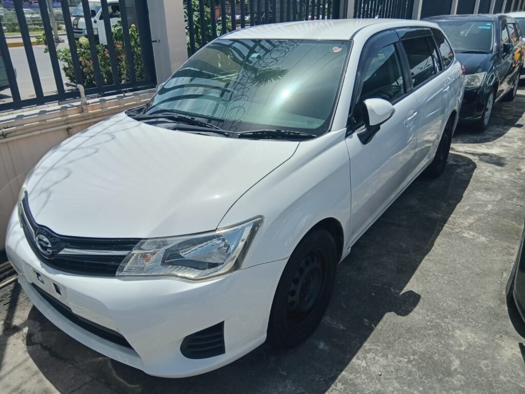 2013 Toyota Fielder Wagon for Sale in Guyana – White – Ref 13711