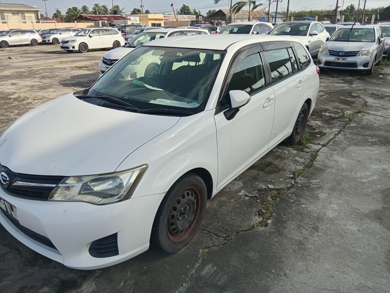 2014 Toyota Fielder Wagon for Sale in Guyana – White – Ref 13676