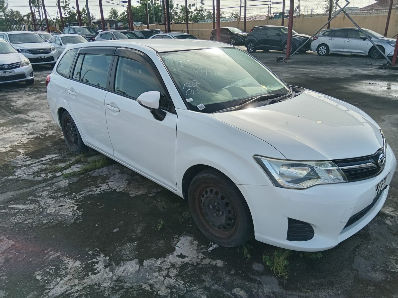 2014 Toyota Fielder Wagon for Sale in Guyana – White – Ref 13676