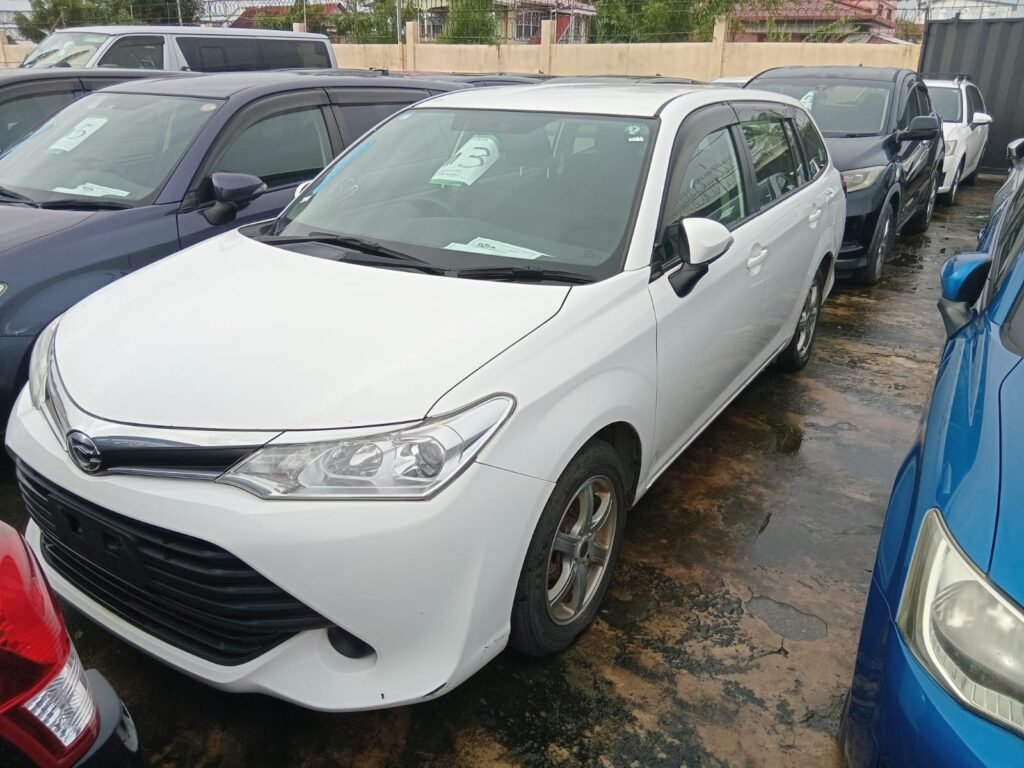 2015 Toyota Fielder Wagon for Sale in Guyana – White – Ref 13850